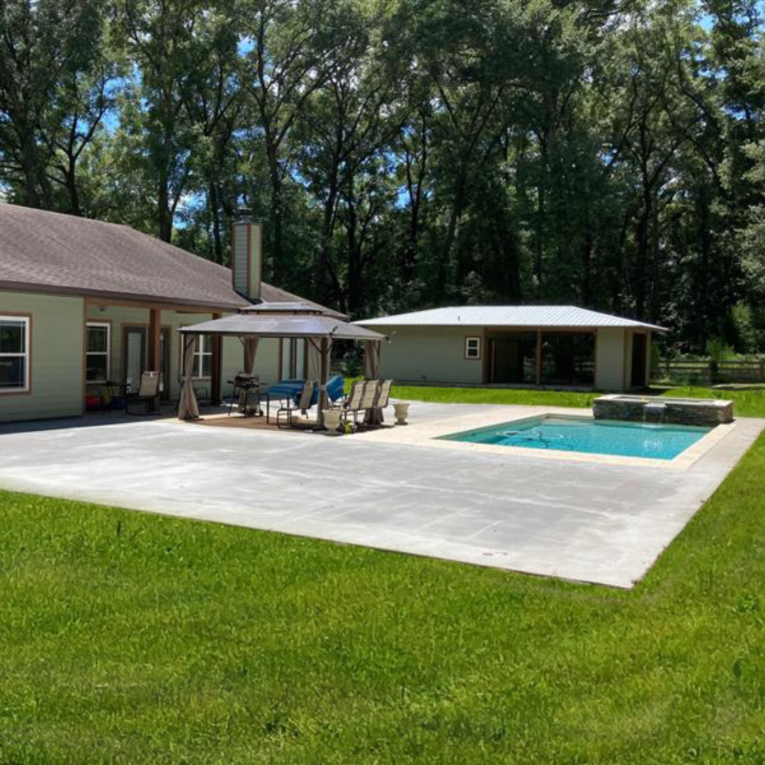 Gainesville Concrete Pool Deck